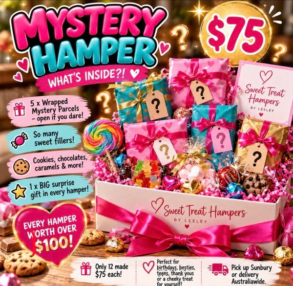 *🤫 MYSTERY HAMPER - $75 - WHAT'S INSIDE?! 💖*