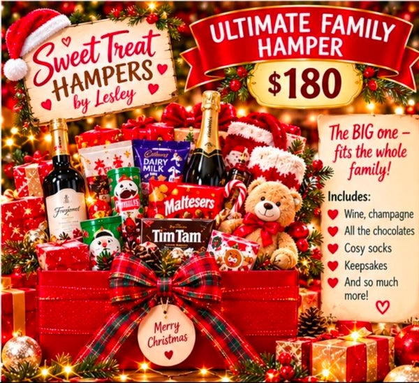 *🎄🎁 THE BIG ONE! ULTIMATE FAMILY HAMPER - $180 🎁🎄*