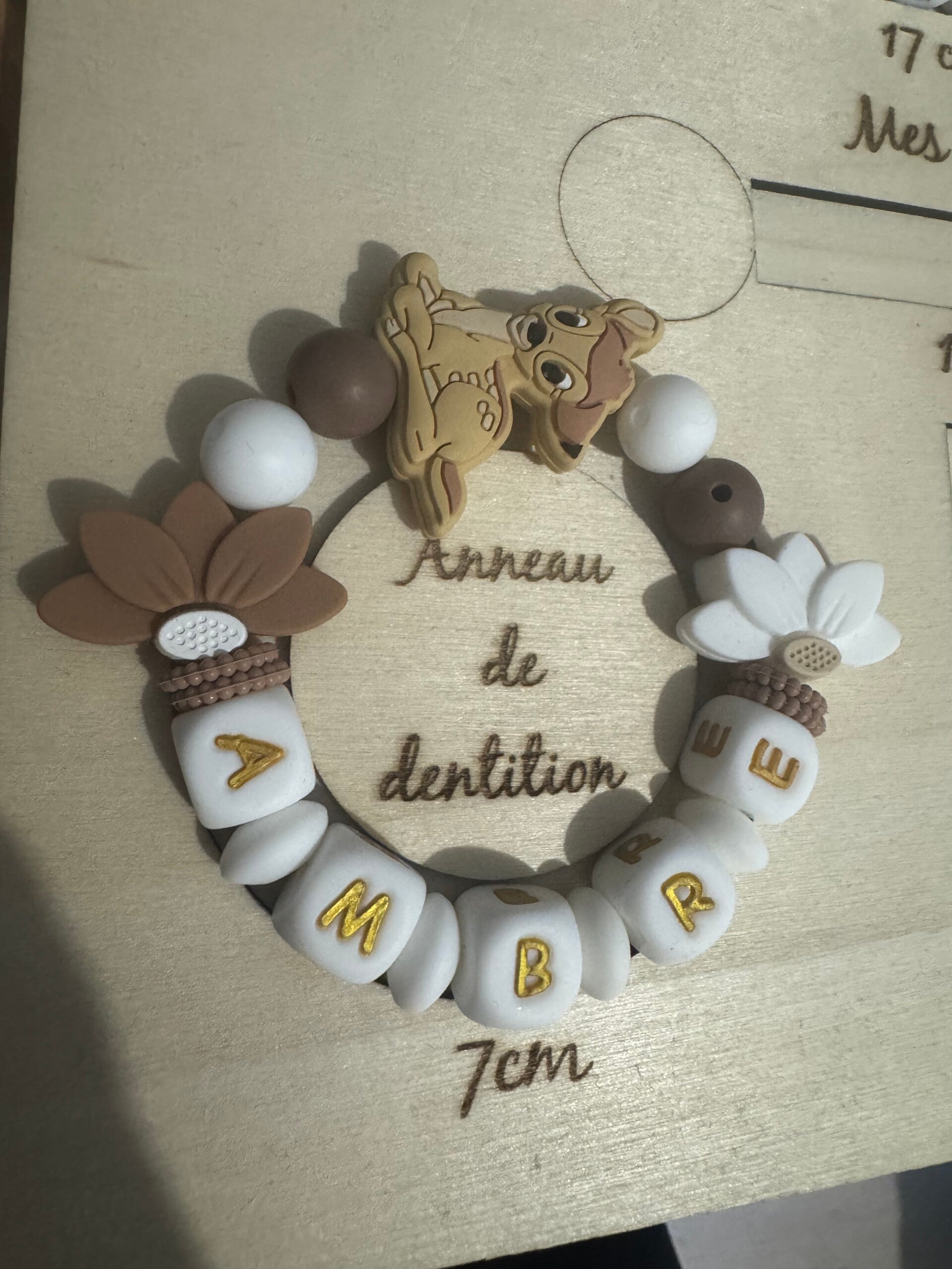 Anneau de dentition personnalisé Disney