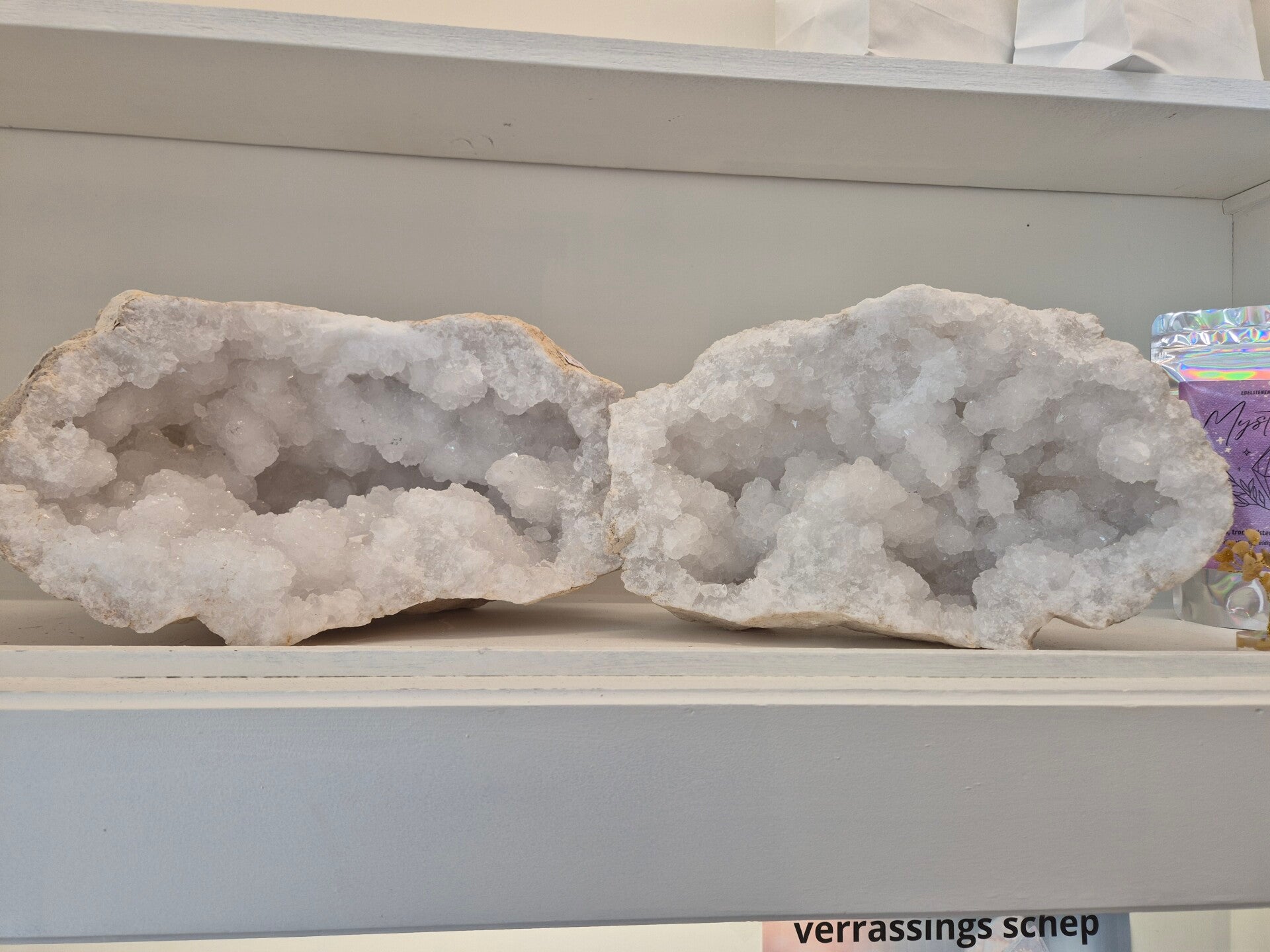 Bergkristal geode groot