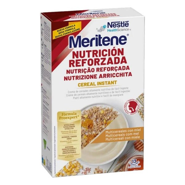 Meritene Nutrición Reforzada Cereal Instant Cereales con miel 520g