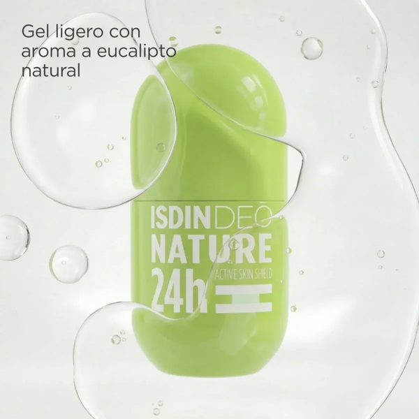 IsdinDEO Nature 24H Desodorante roll-on en gel sin aluminio.50ML