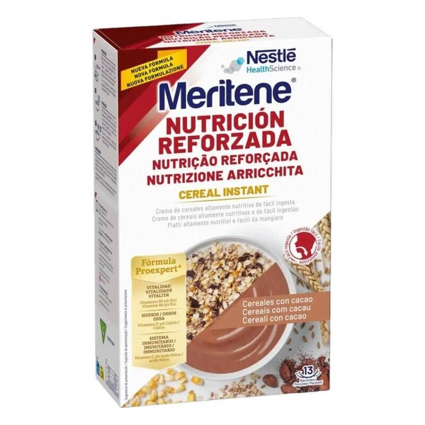 Meritene Nutrición Reforzada Cereal Instant Cereales con cacao 520g