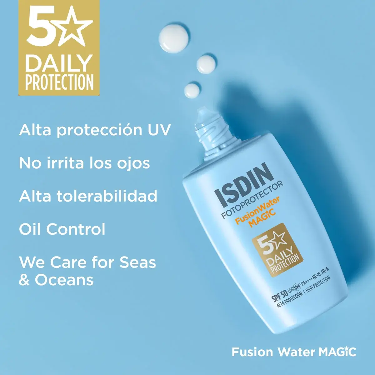 ISDIN FOTOPROTECTOR 50ml Fusion Water MAGIC SPF 50