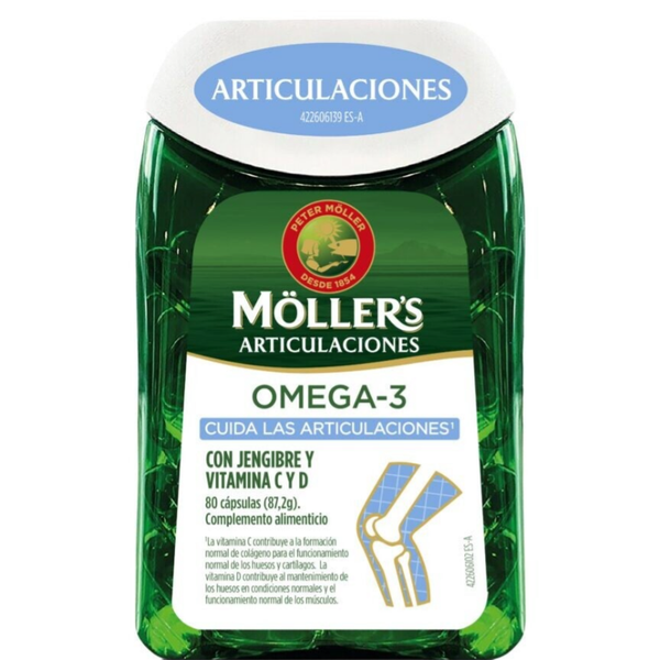 Möller’s Omega-3 Articulaciones 80 Cápsulas
