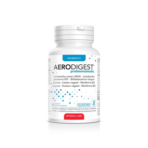 INTERSA LABS AERODIGEST PROBIOENZIMATIC  60 cápsulas.