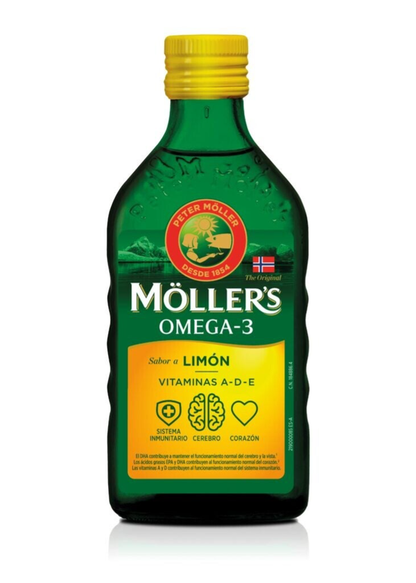 Möller’s Aceite de hígado de bacalao – Limón 250ml