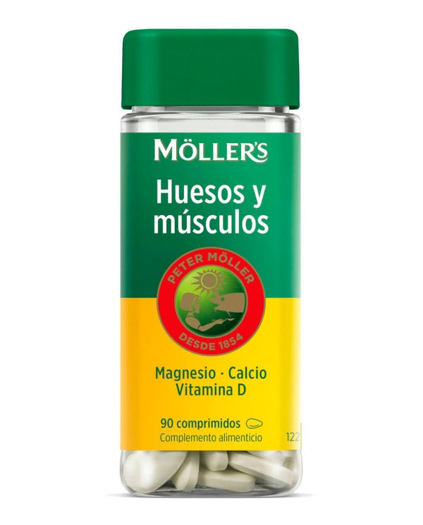 Moller's Huesos Y Musculos (Mg Ca Vit D) 90 Comprimidos