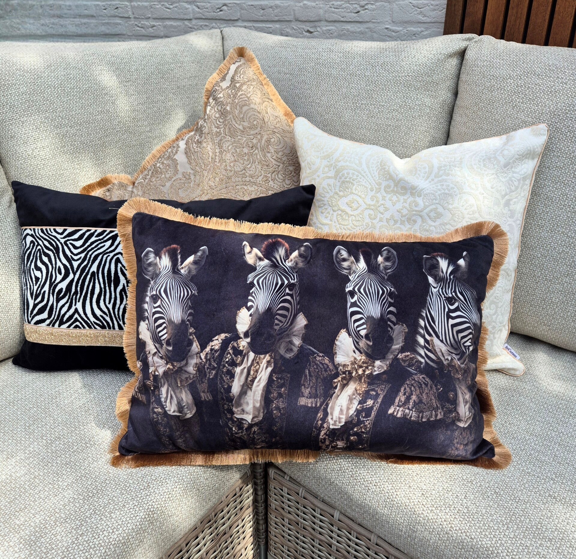 Kussenset Zebra,