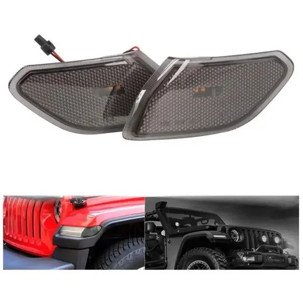 AMR LED Side Reflector Marker Lights for Jeep Wrangler JL/JT