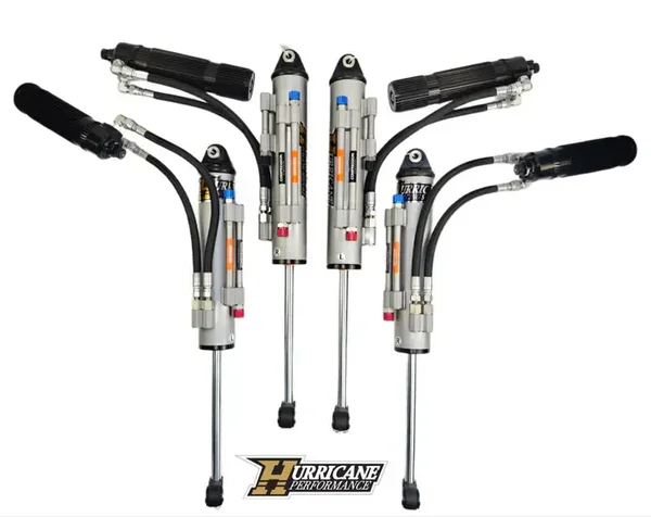 Hurricane Racing Extreme Series Shocks 3.0", Bypass Adjustable for Jeep Wrangler JL,JT & 392