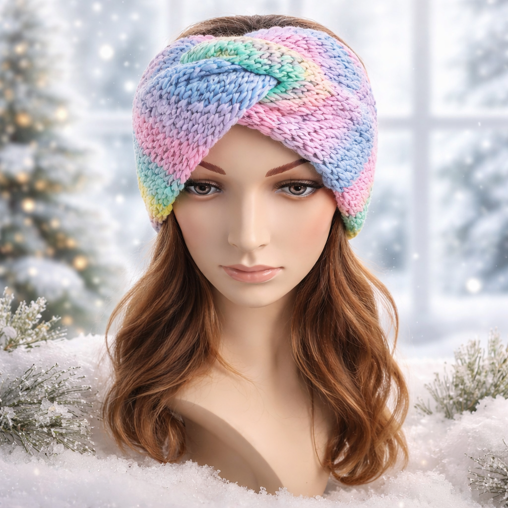 Pastel Mix – breites Stirnband oder Loop