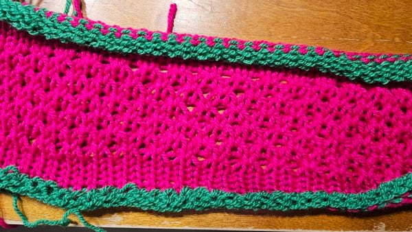 Luminda Strickmuster „Struktura“ – Strickmaschine Anleitung (46 Nadeln)