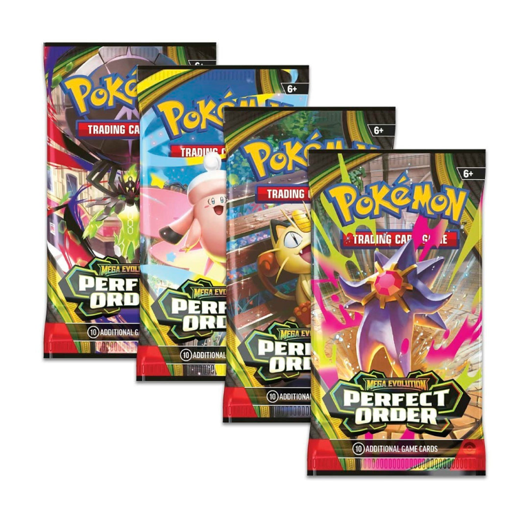 Pokémon TCG: Mega Evolution - Single Perfect Order Booster  Pack