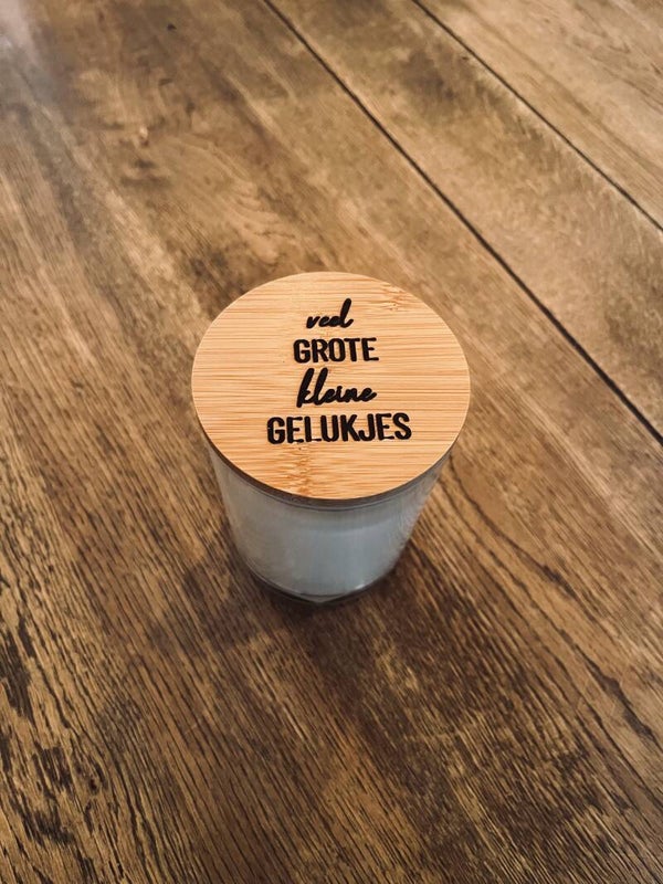 Geurkaars Natuur met tekst