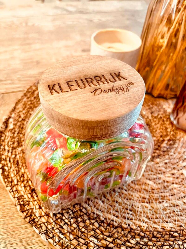 Voorraadpot - Kleurrijk dankzij jou