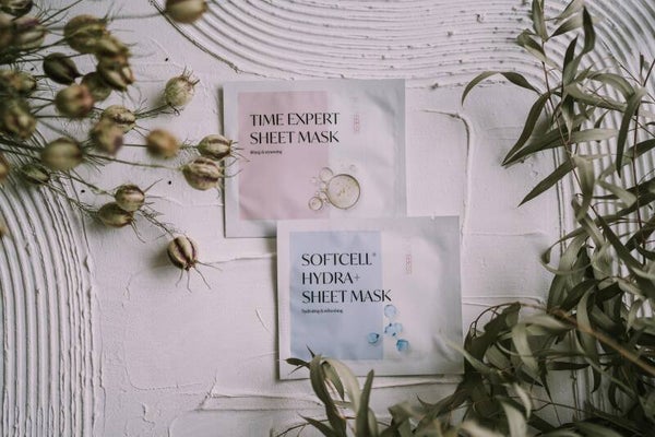 Combi Softcell Hydra+ en Time Expert Sheet Maskers