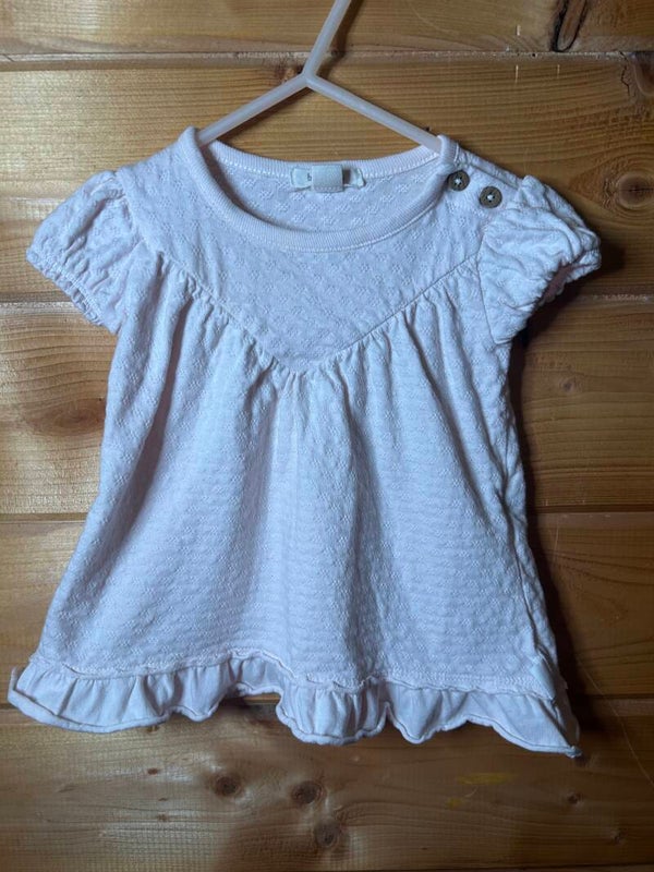 🌸 Burt’s Bees Baby blush pink eyelet top