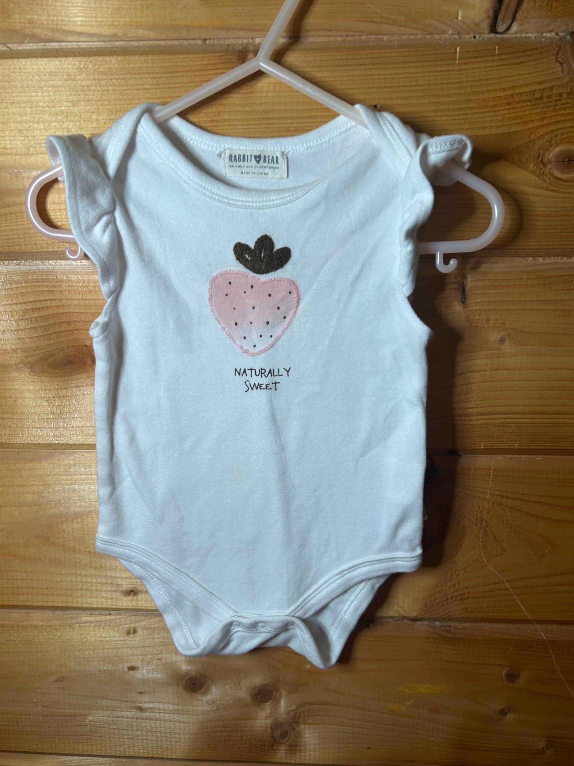 Rabbit + Bear sleeveless onesie