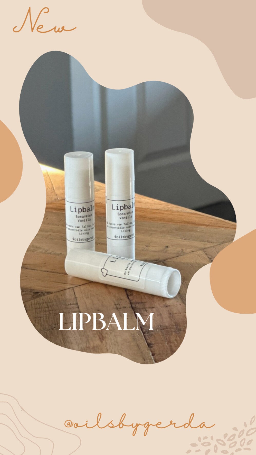 Lipbalsem op basis van Tallow