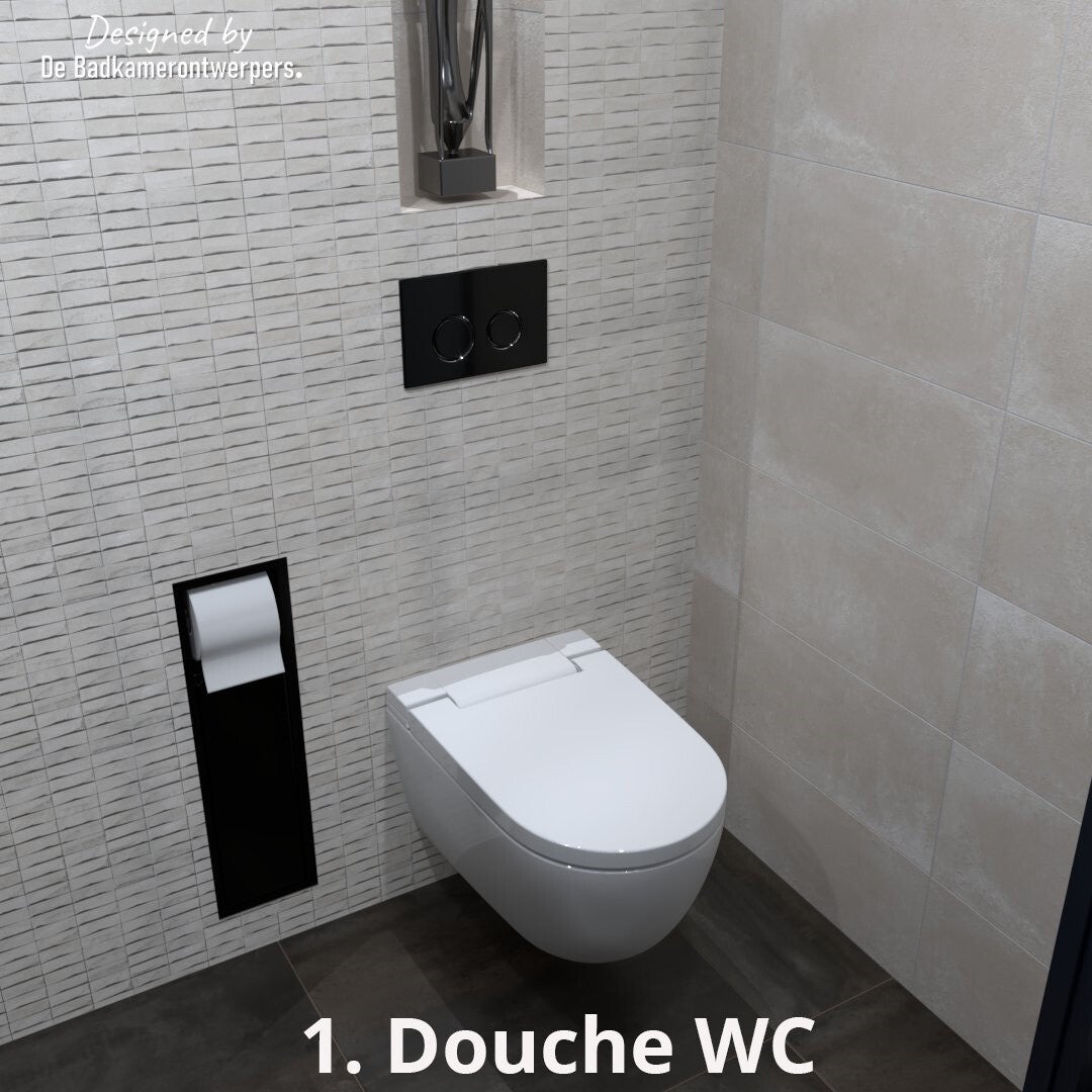 Douche WC in de badkamer