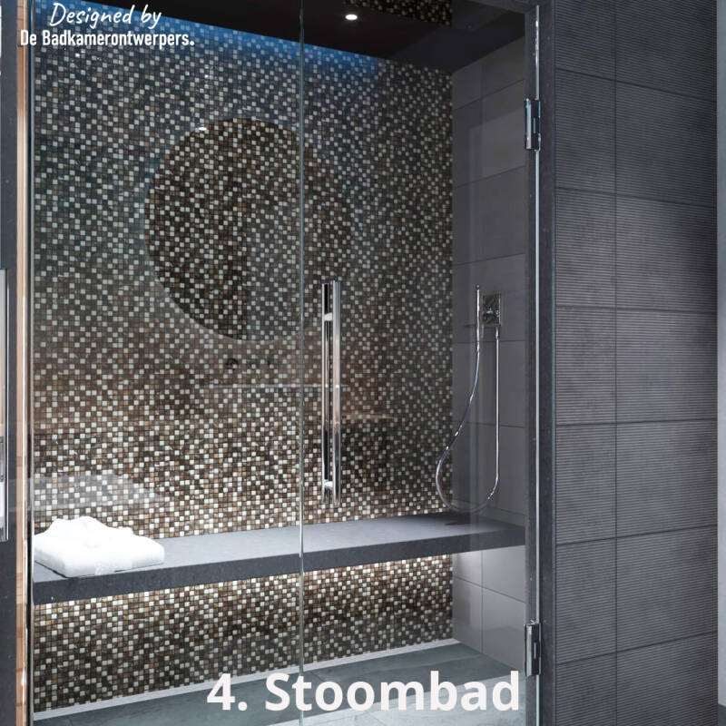 Maatwerk Turks stoombad in badkamer