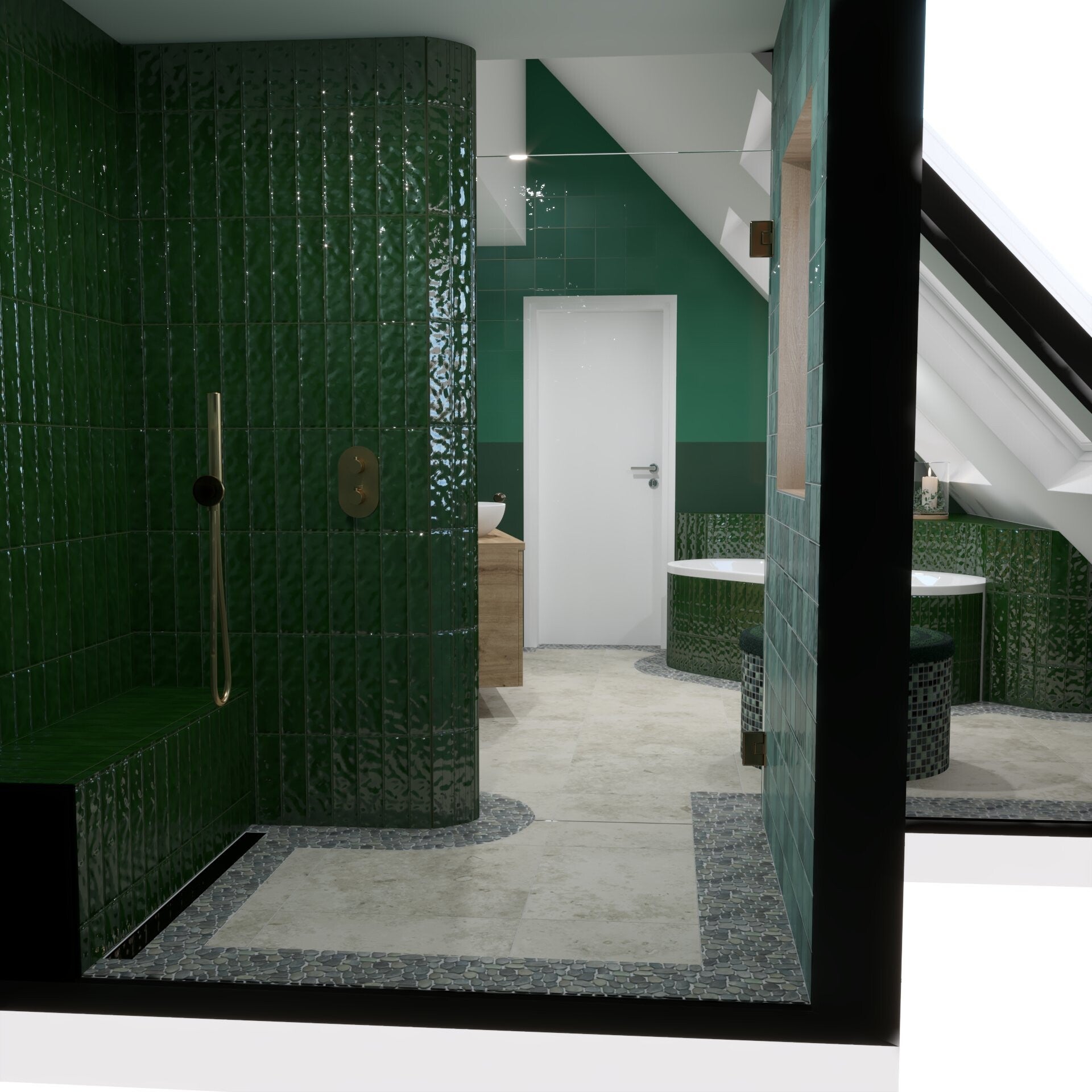 Design Douche met sunhower