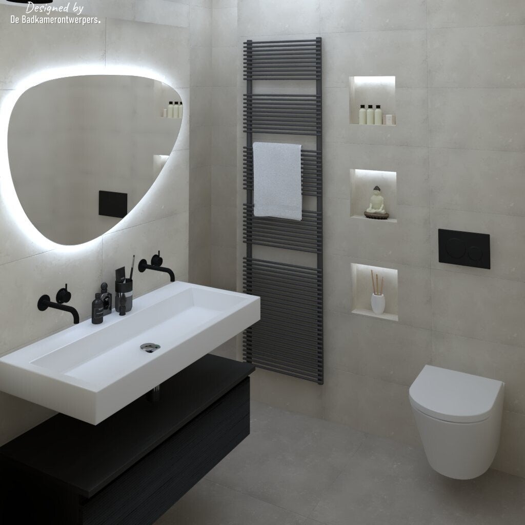 mooie badakmer met badmeubel