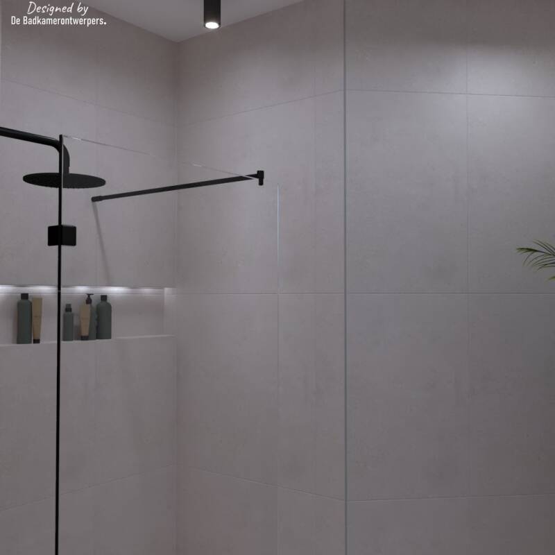 Strakke japanse badkamer