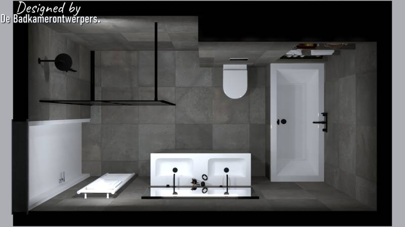 Badkamer ontwerpen taupe