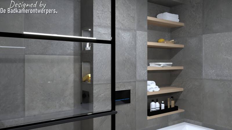 badkamer ontwerpen met inbouwkast