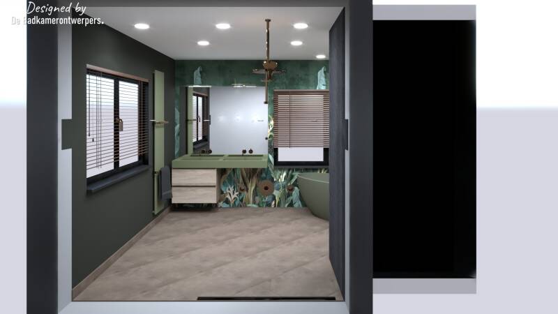 Ontwerp badkamer voor mensen die rolstoel gebruiken