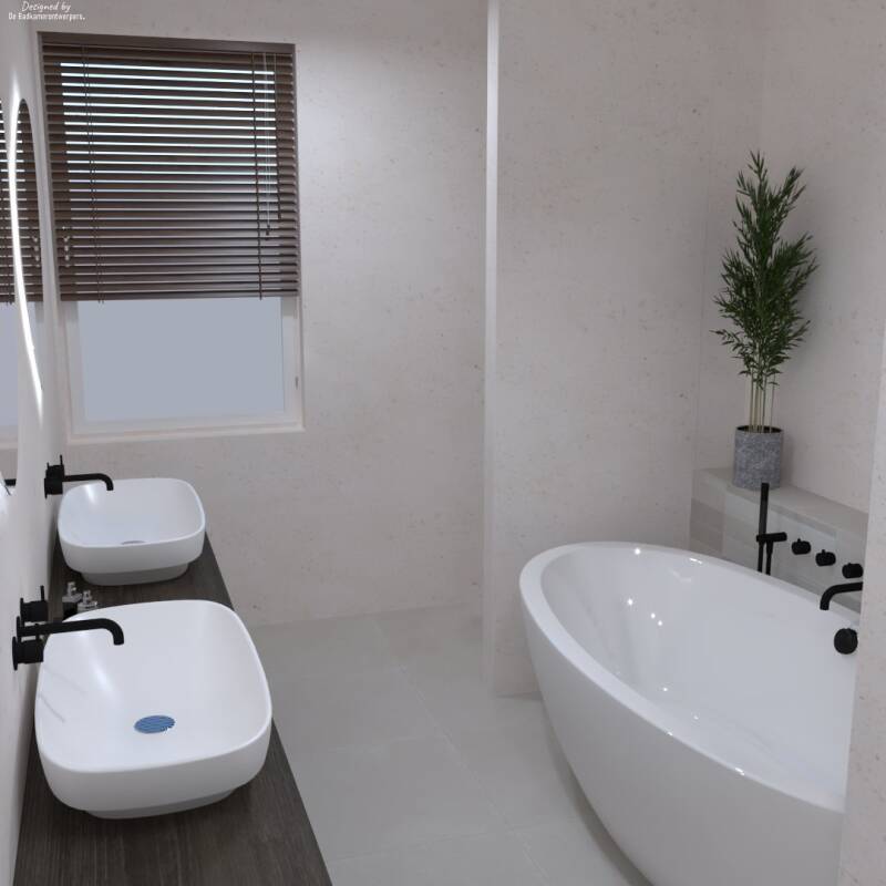 Badkamer thema natuur