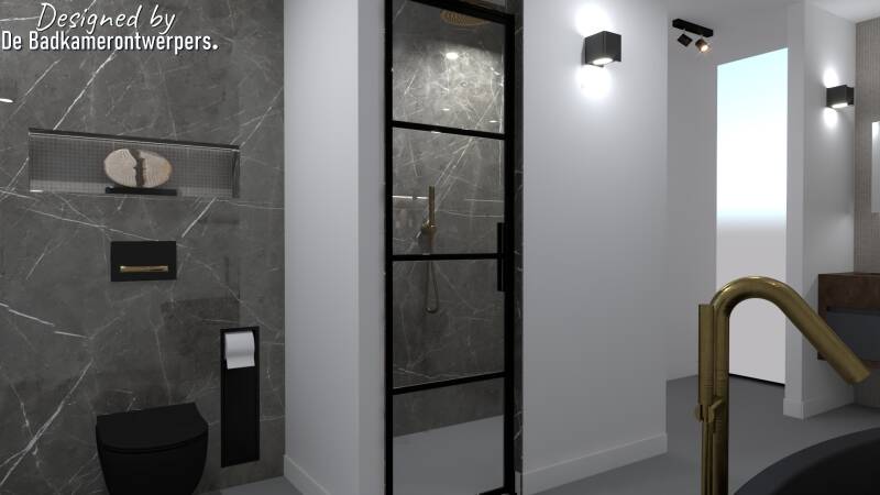 Klassiek moderne badkamer