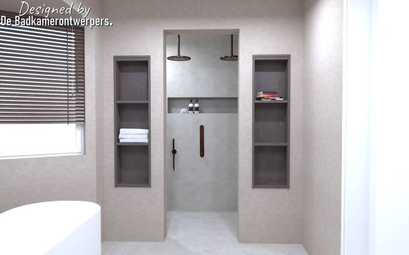 Badkamer Ontwerpen - Entree douche