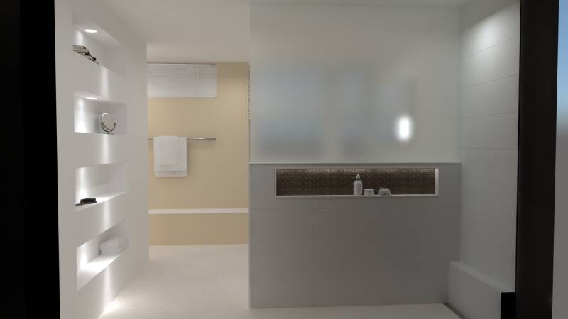 Badkamer Ontwerpen - dubbele douche