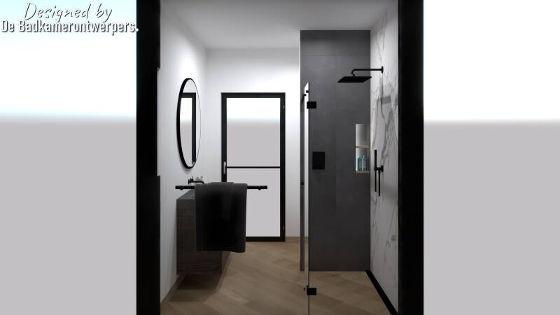 Ontwerp kleine badkamer