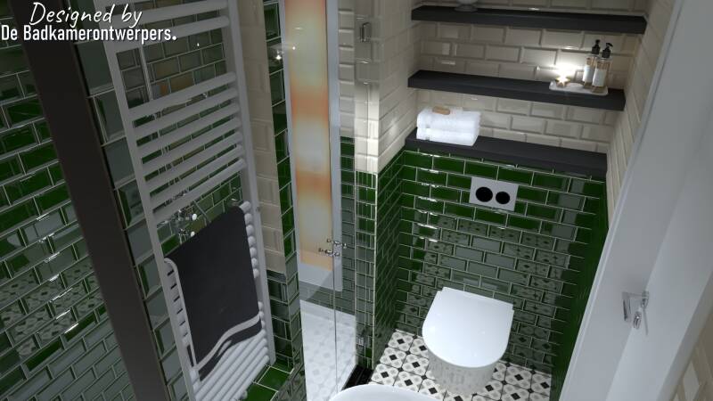 radiator in scheidingsmuur