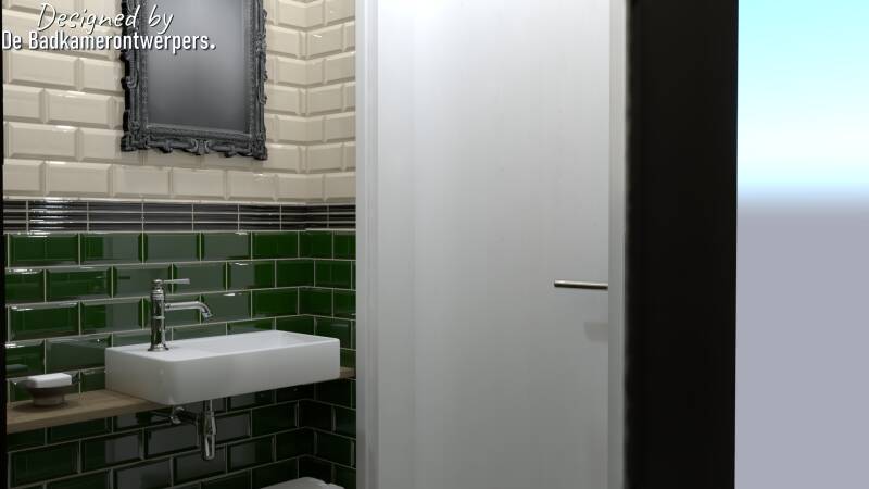 Bohemian stijl toiletruimte