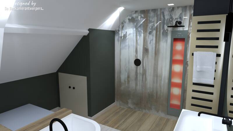Ontwerp Wellnessbadkamer met PXenz Principe massagebad