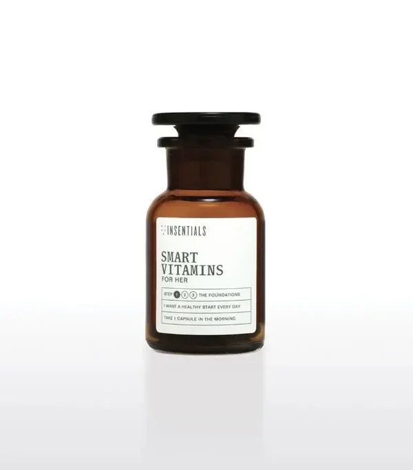 Insentials Eco-refill pharmacy jar Smart Vitamins for her