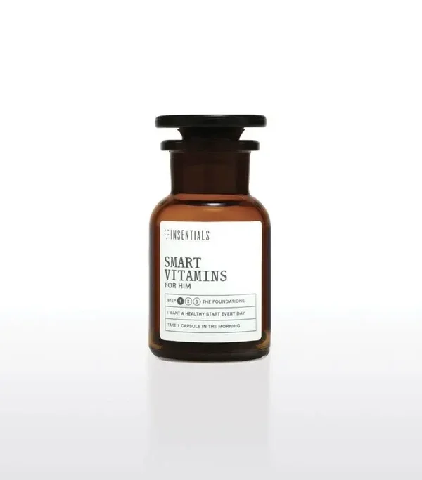 Insentials Eco-refill pharmacy jar Smart Vitamins for him