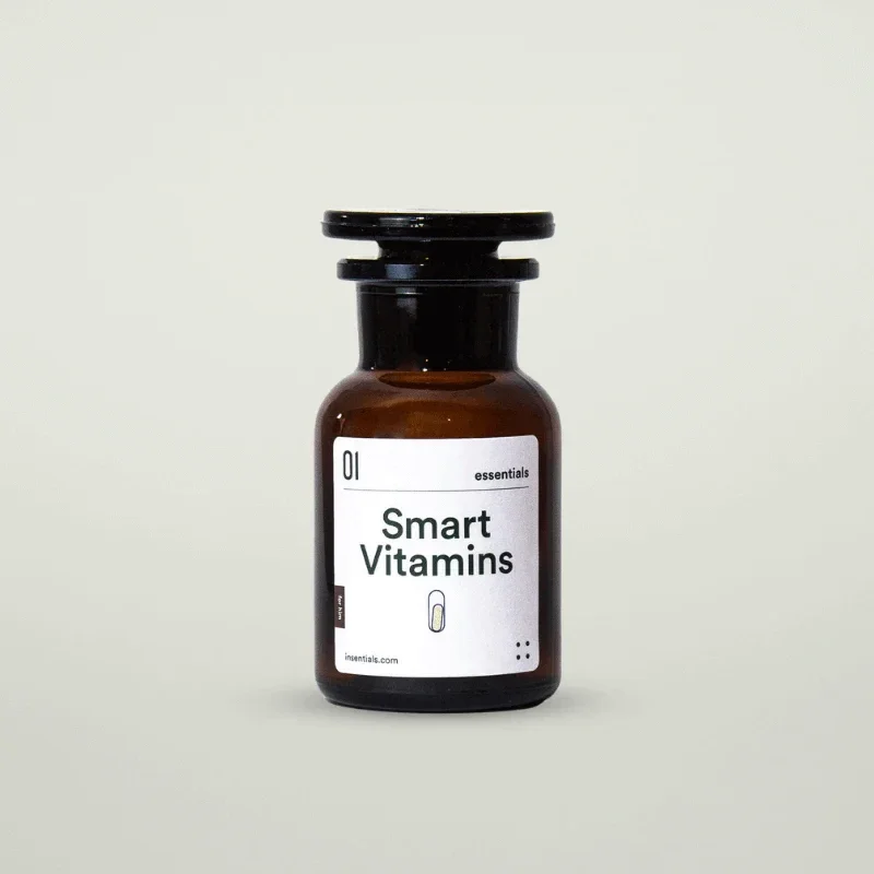 Insentials Eco-refill pharmacy jar Smart Vitamins for him