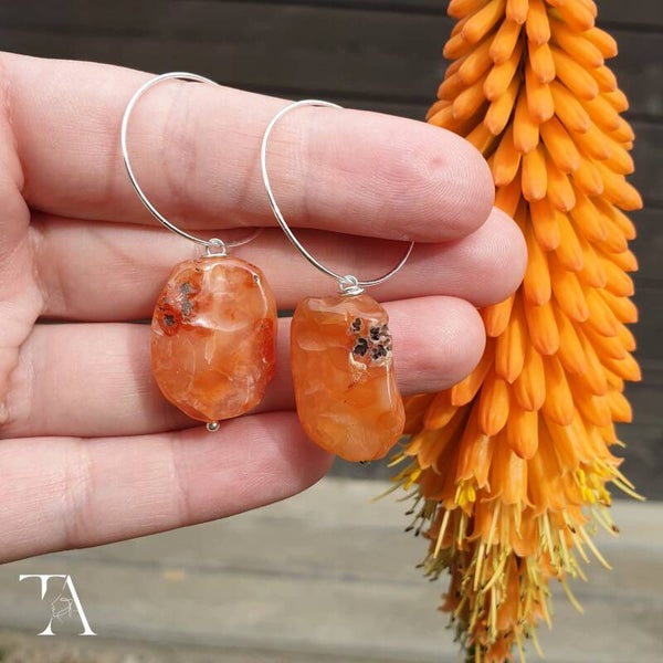 Agate hoops