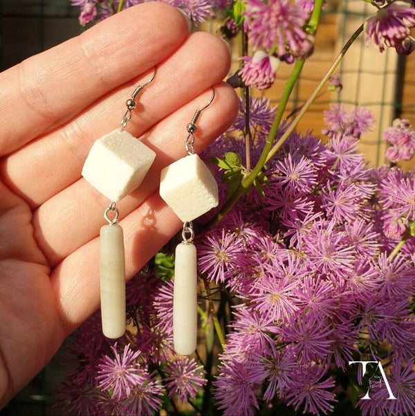 White coral cube - Long