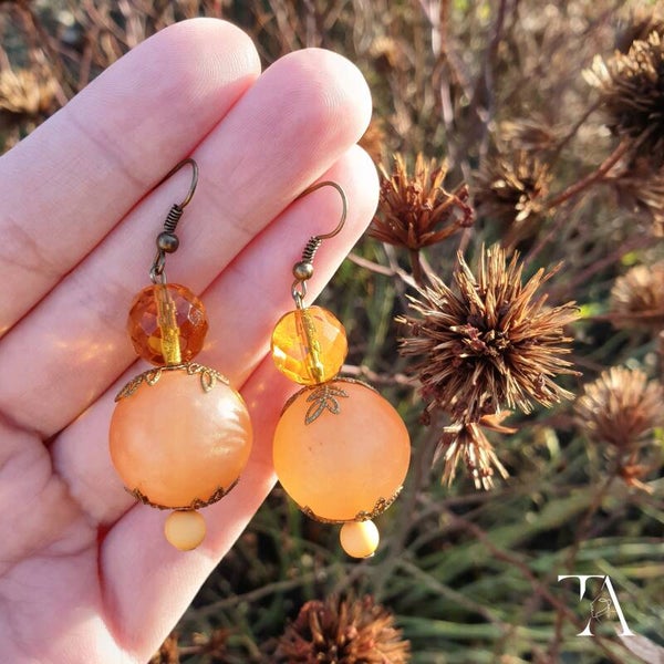 Orange leaves