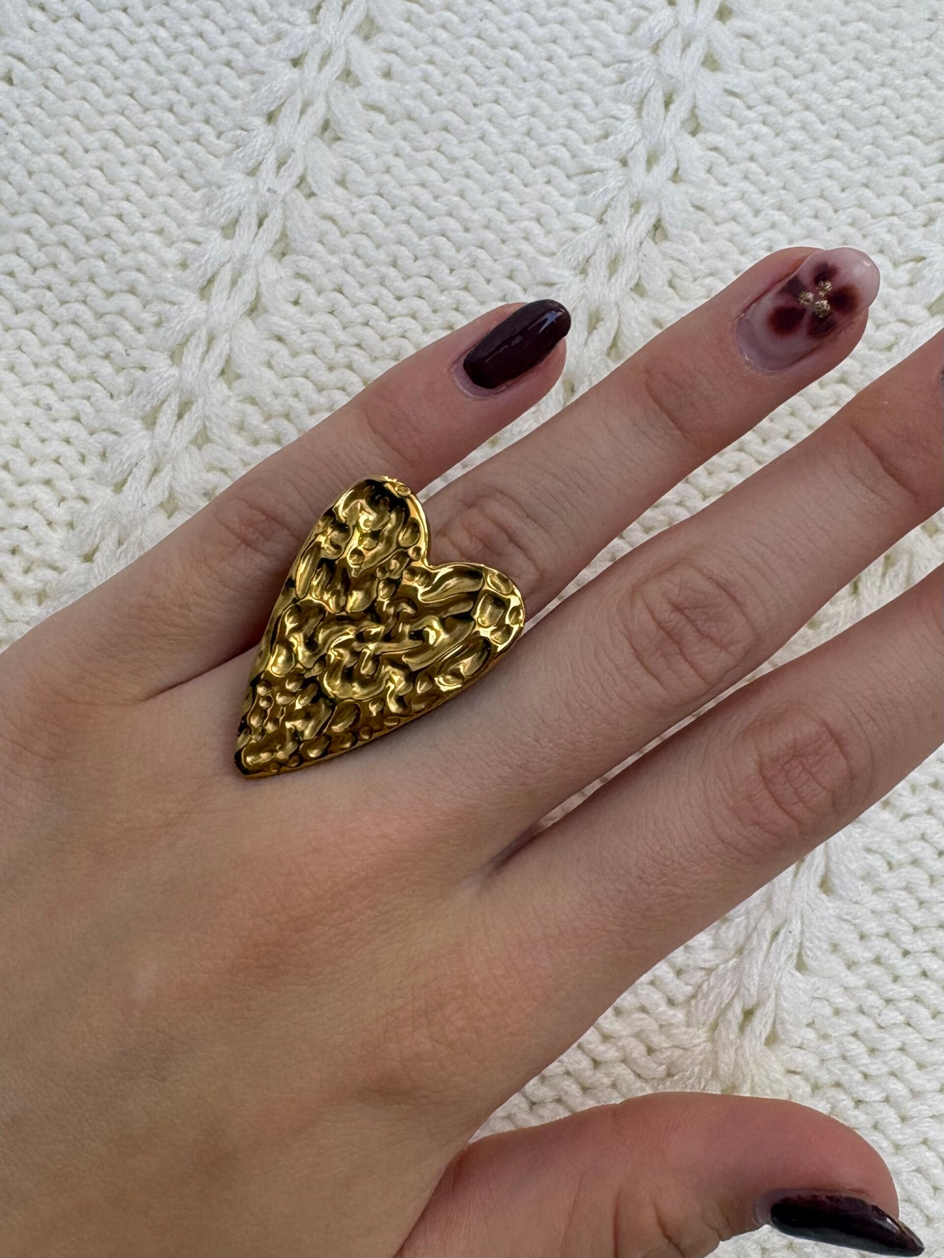 Ring Love - goud