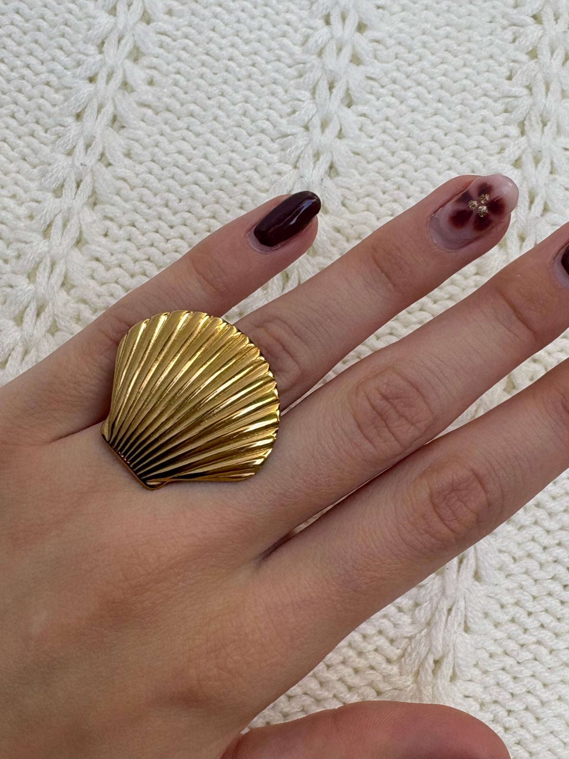 Ring Shell - goud