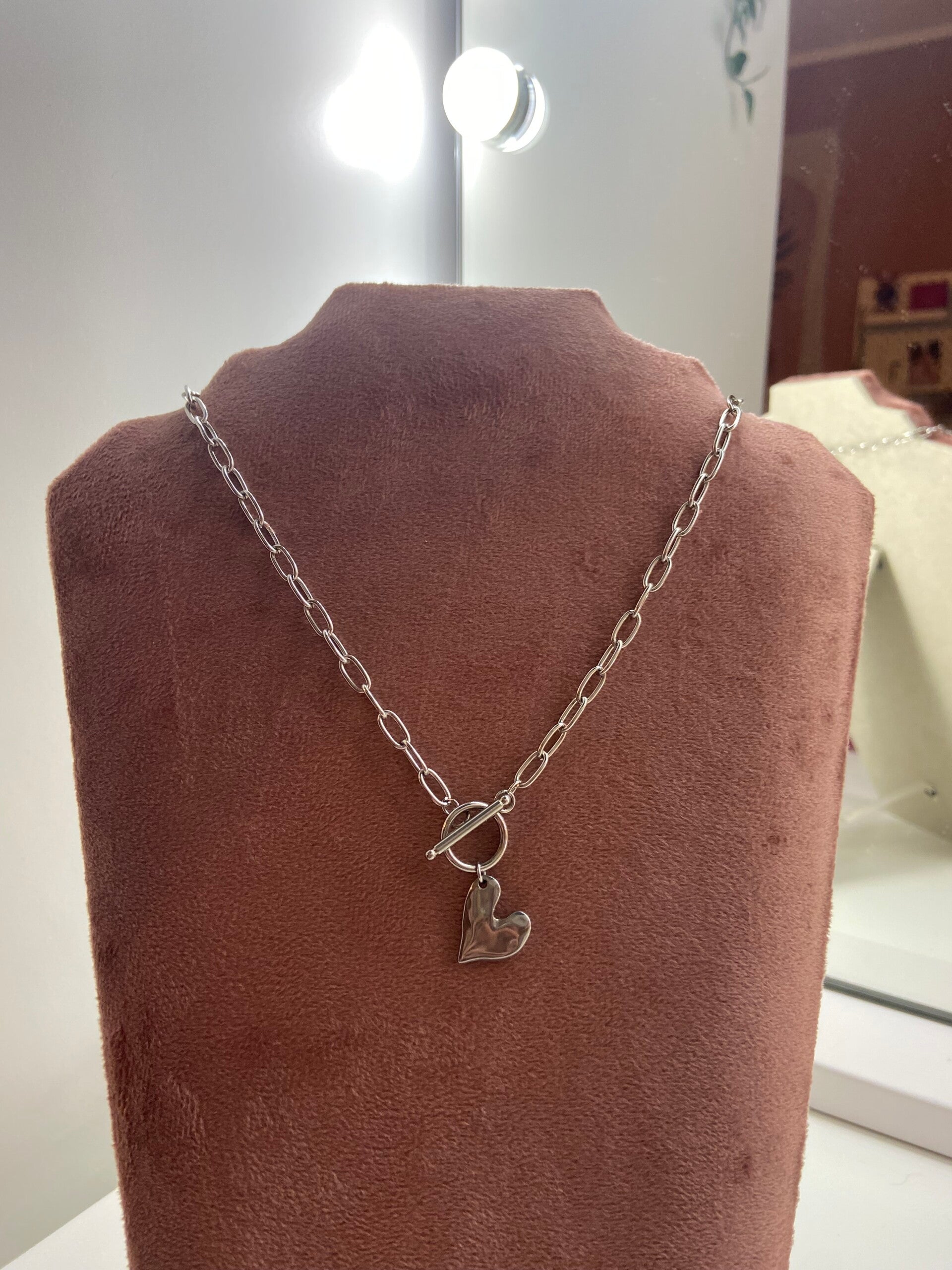 Ketting Fleur - zilver