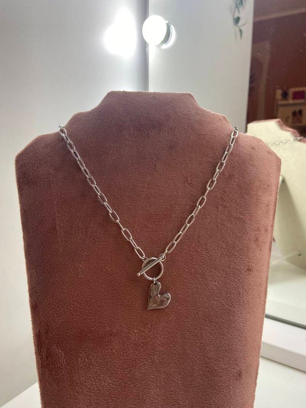 Ketting Fleur - zilver